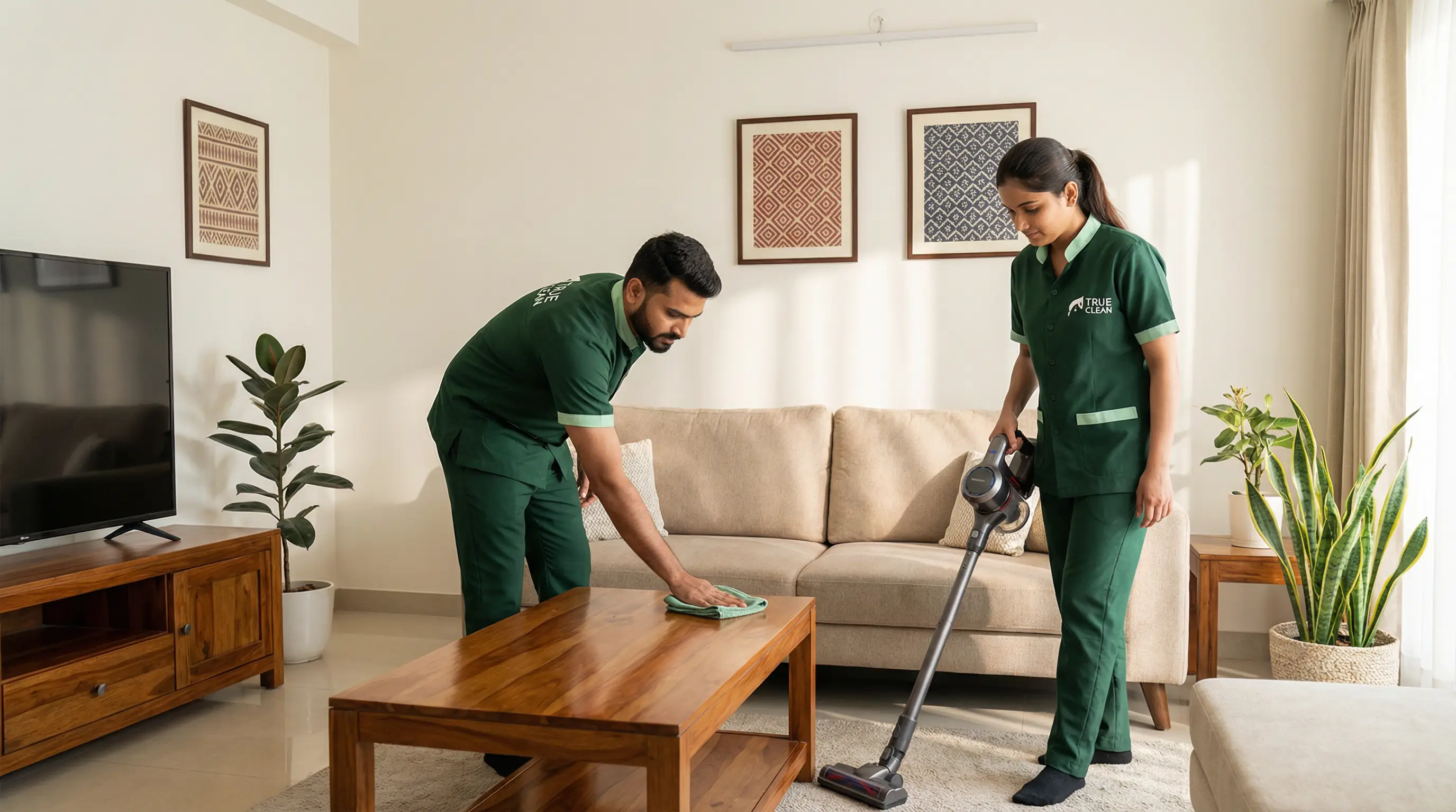 regular home cleaning service in Vadodara by TrueClean