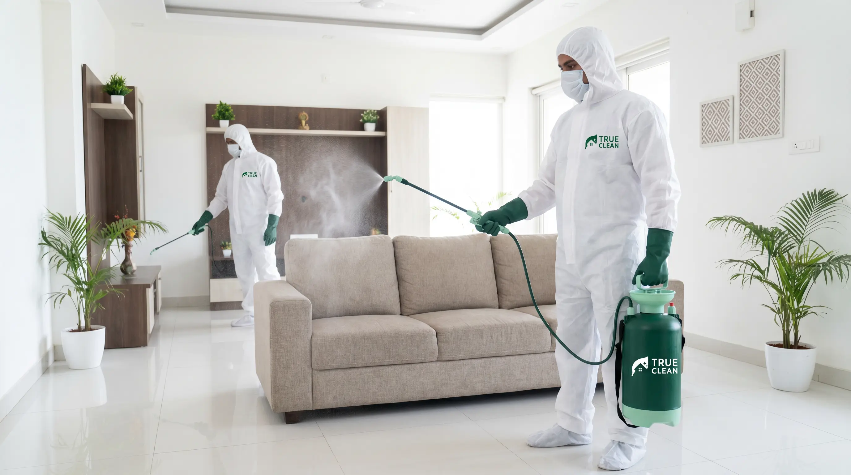 home disinfection sanitization service in Vadodara by TrueClean eco-friendly
