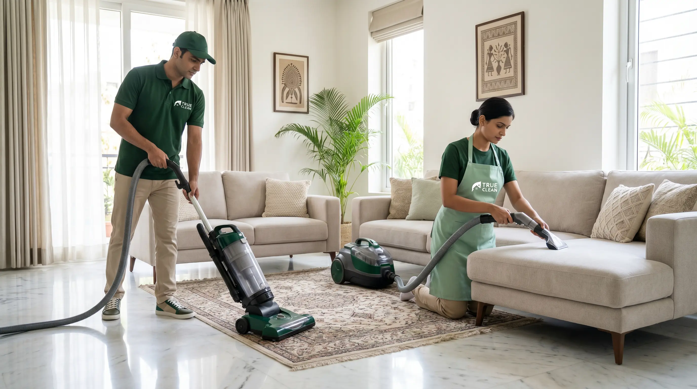 carpet upholstery cleaning service in Vadodara by TrueClean
