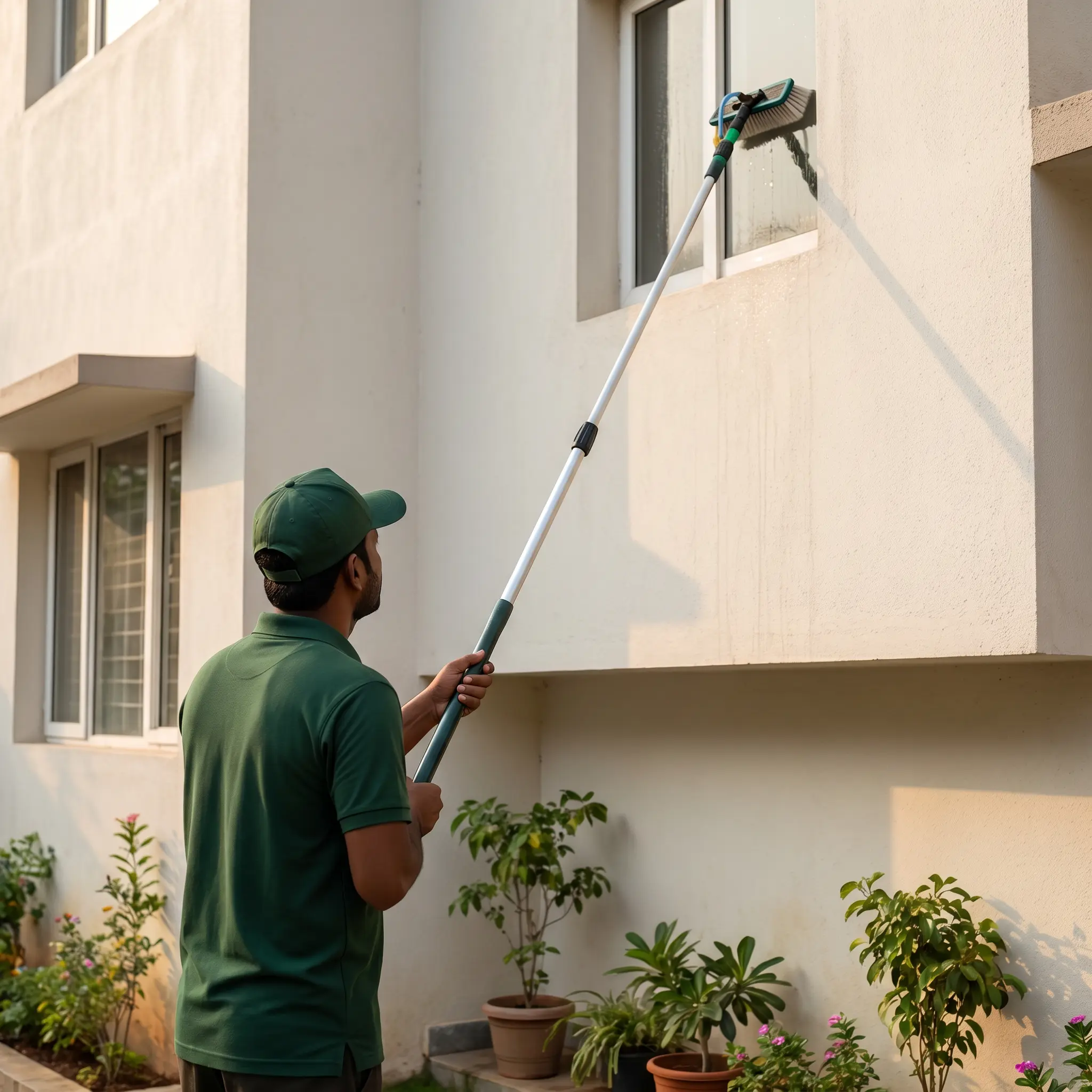 exterior window cleaning Vadodara home
